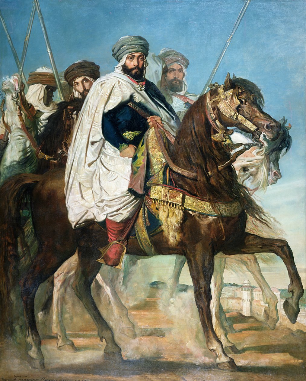 Ali Ben Ahmed, le dernier calife de Constantine, avec son entourage à l