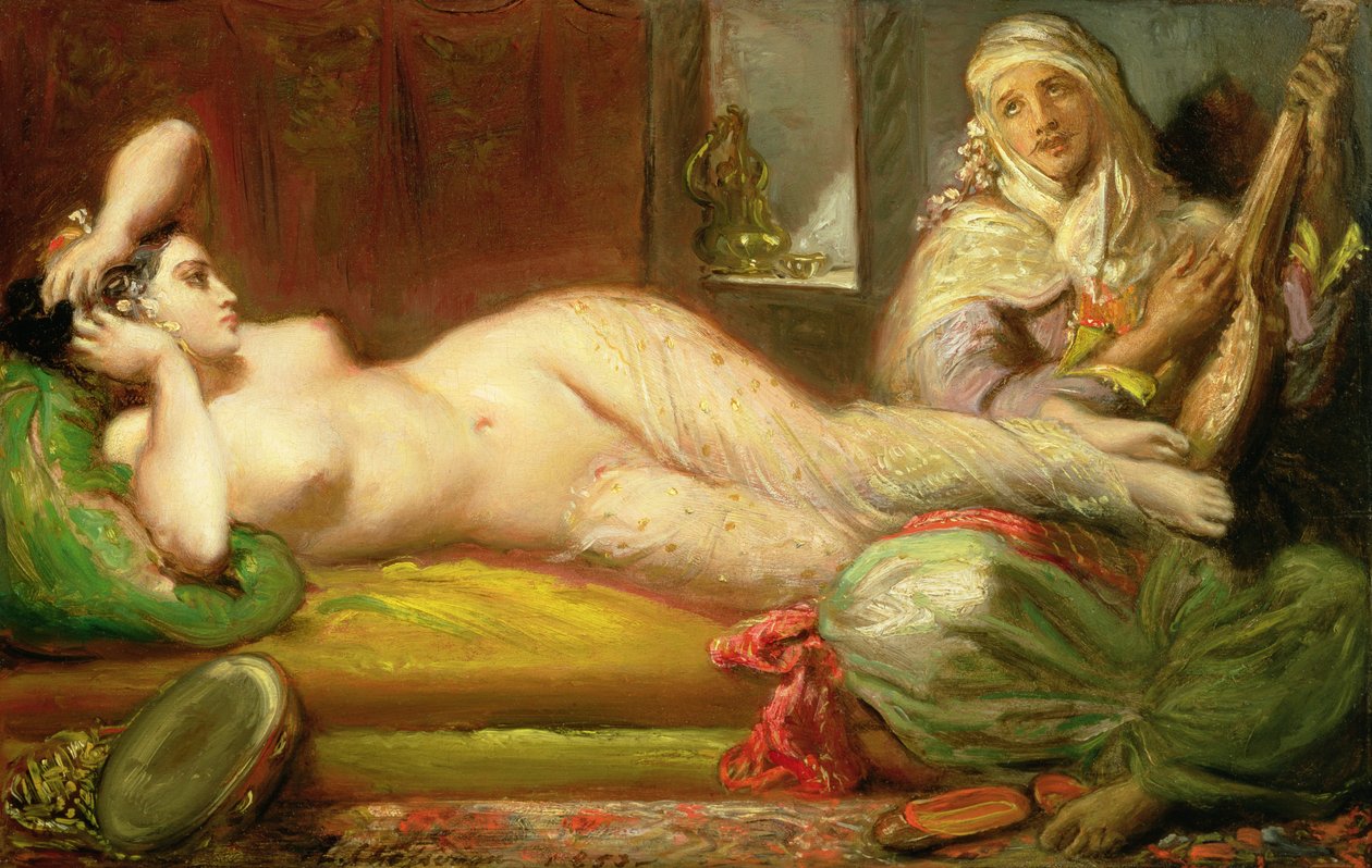 Odalisque allongée - Théodore Chassériau