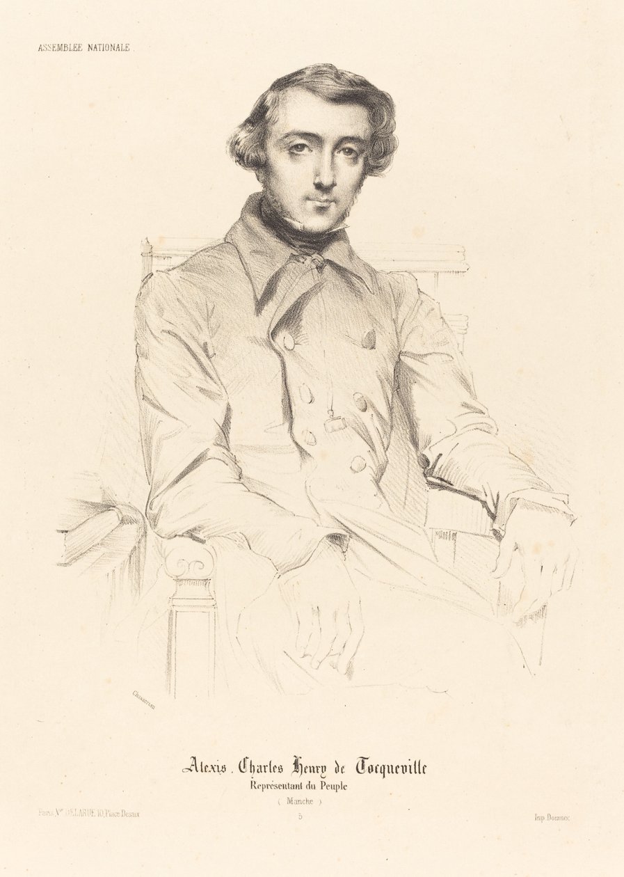 Alexis Charles Henry de Tocqueville - Théodore Chassériau