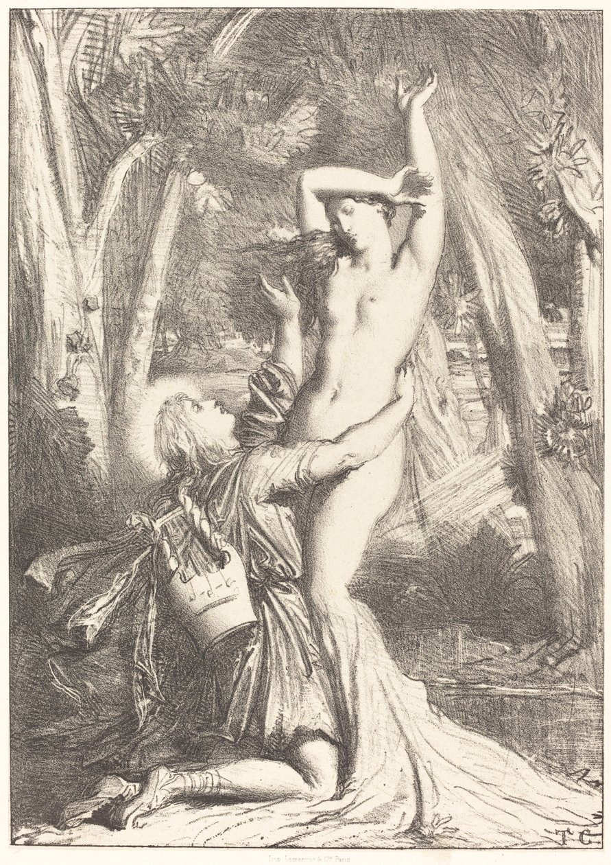 Apollon et Daphné - Théodore Chassériau