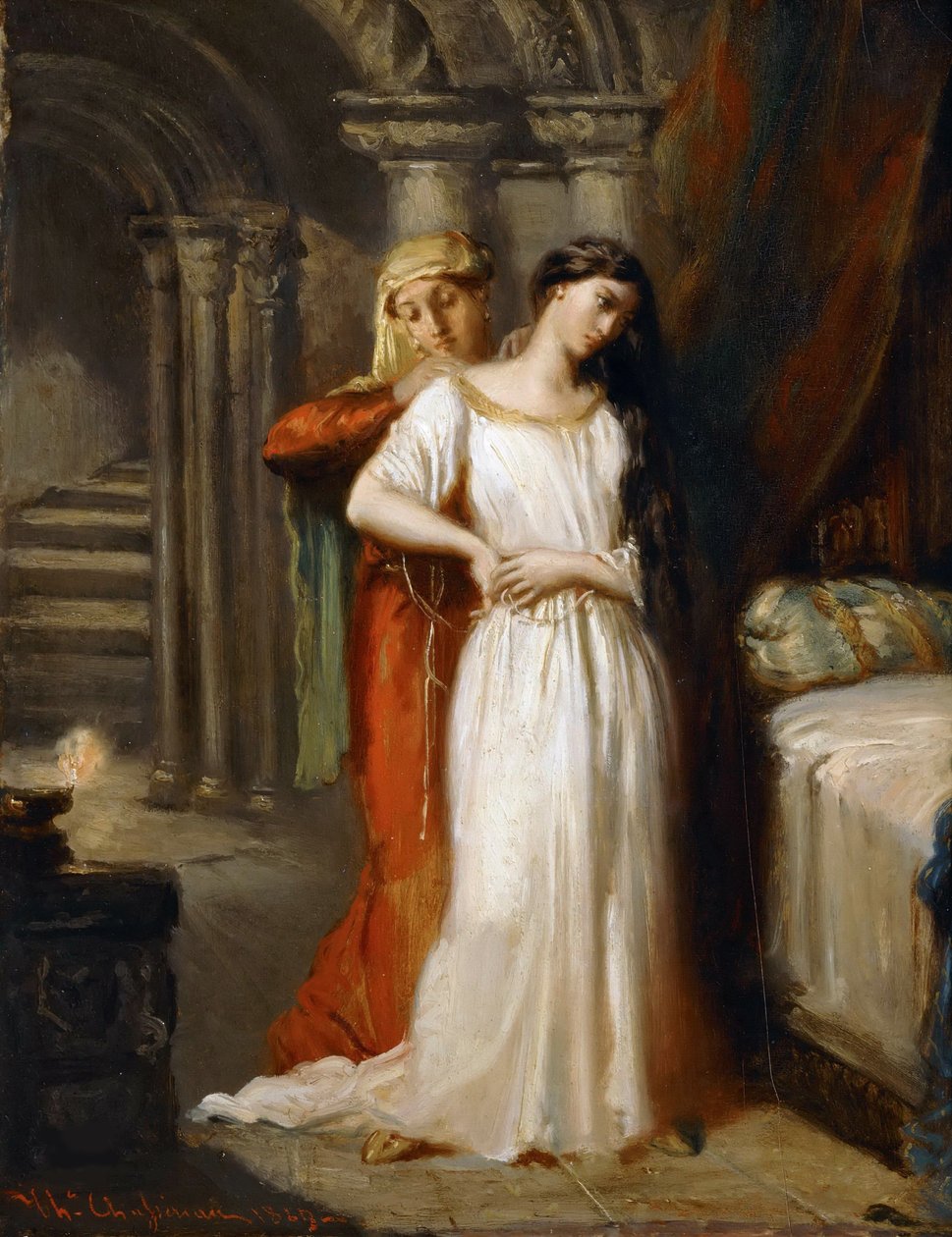 Desdémone se retirant dans son lit, 1849 - Théodore Chassériau