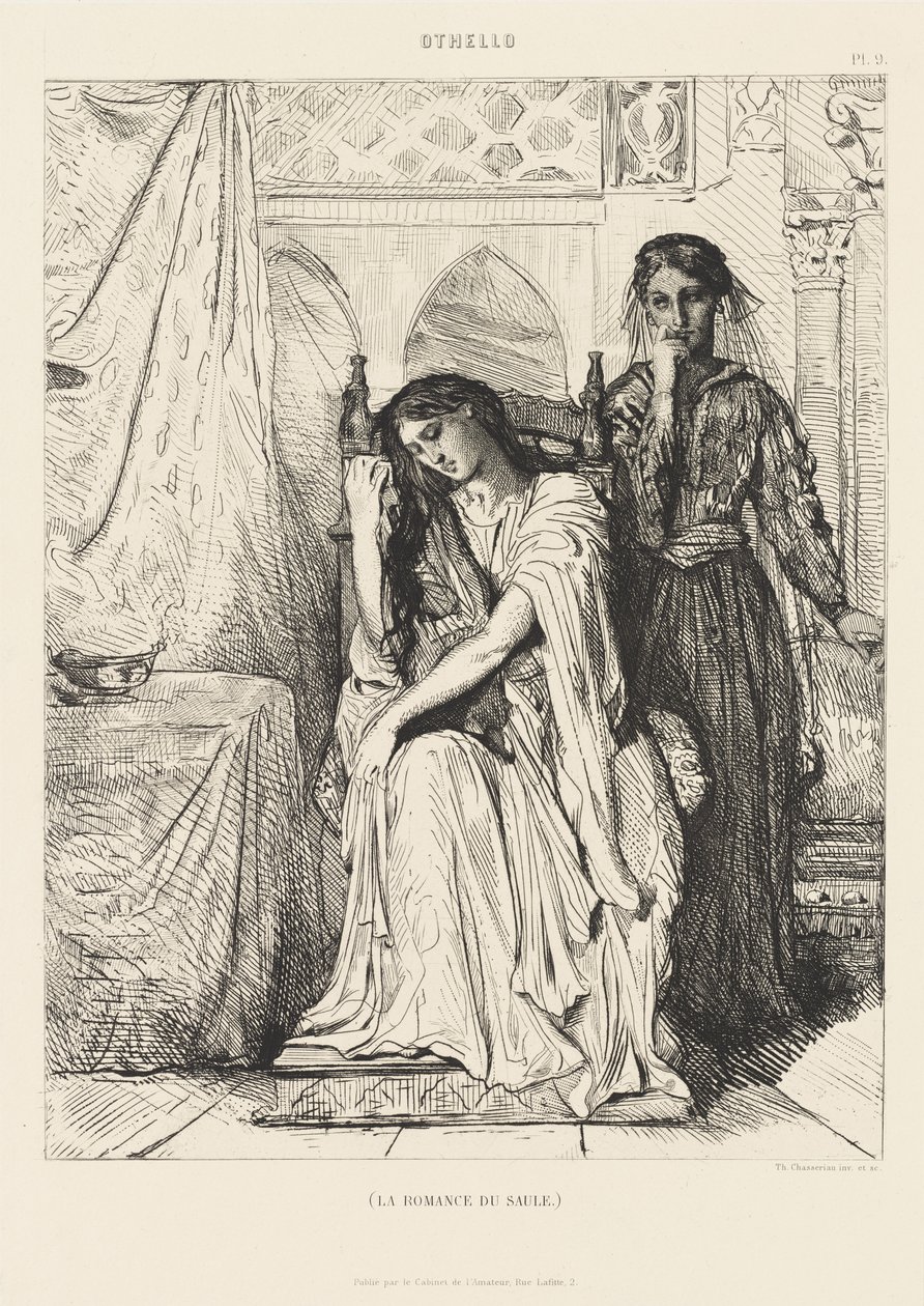 Suite Othello, n° 9 - Théodore Chassériau
