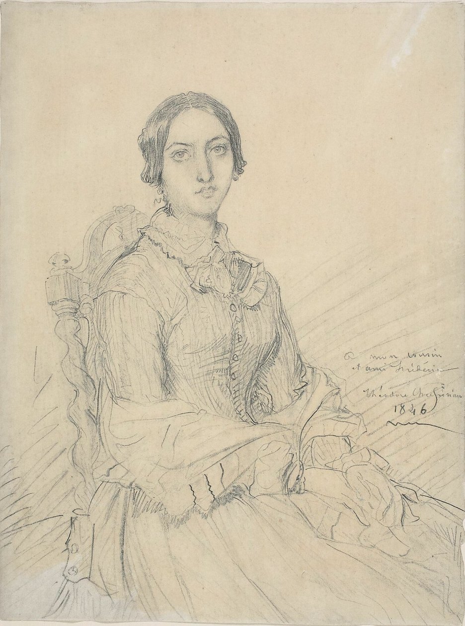 Portrait de la baronne Chassériau - Théodore Chassériau