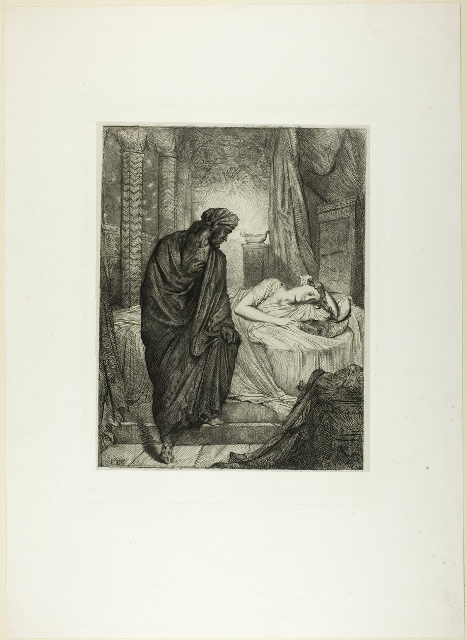 Pourtant elle doit mourir, planche onze de Othello - Théodore Chassériau