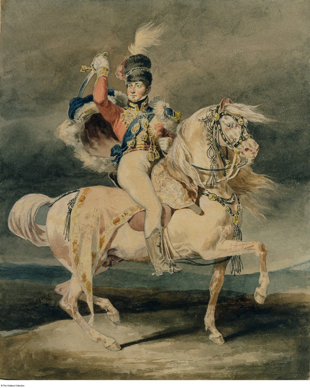 Géricault - George IV en prince de Galles (d