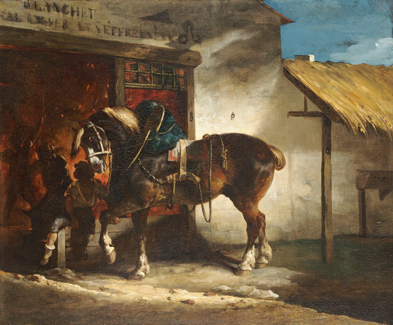 Géricault - The Village Forge, c. 1822 - Theodore Gericault