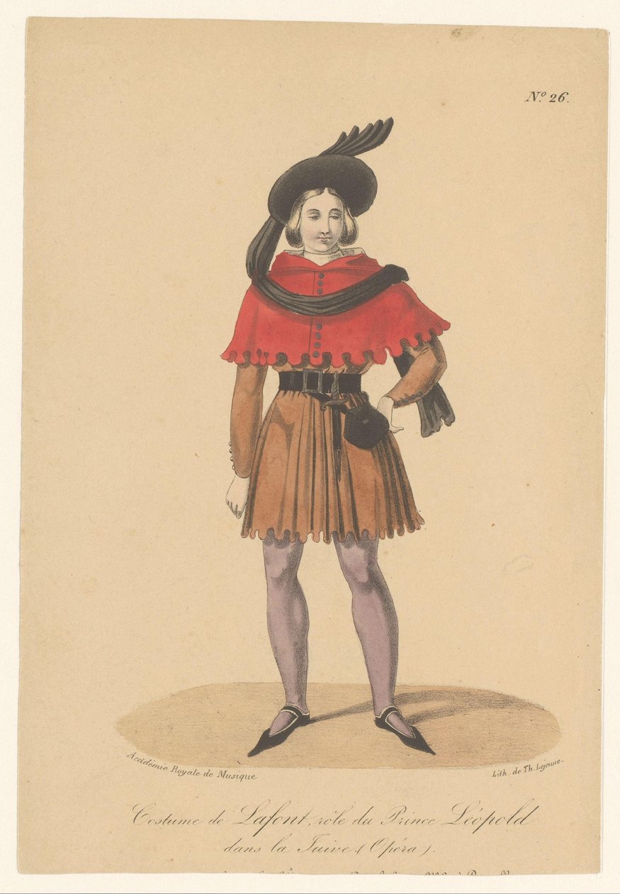 Marcelin Lafont dans le rôle du prince Léopold dans l
