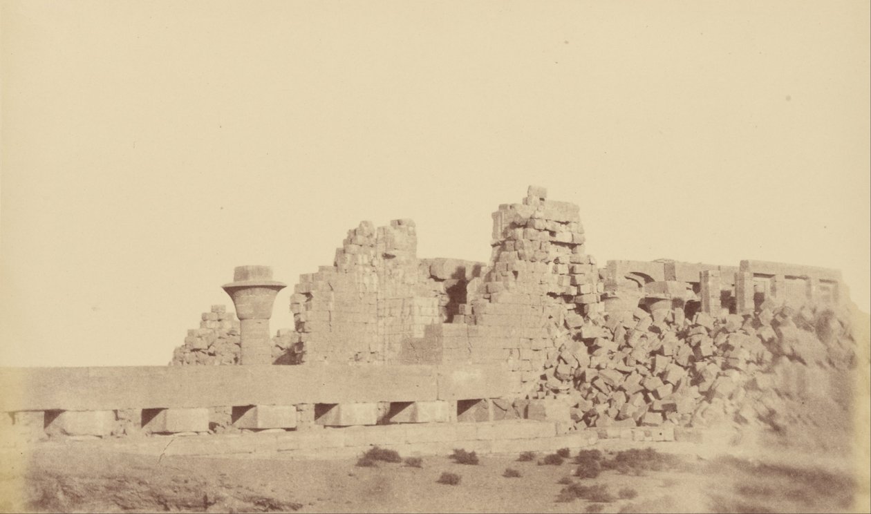 (Promenade couverte de Thoutmôsis III, Karnak) - Théodule Devéria