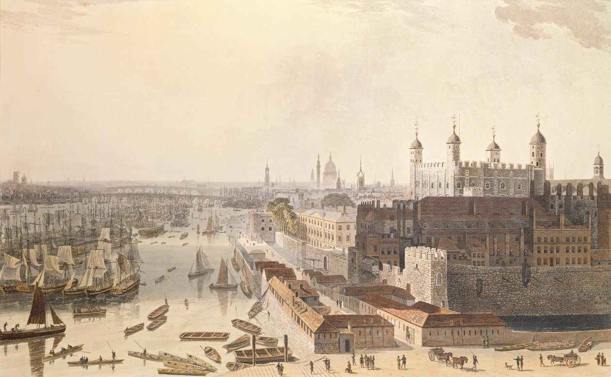 Vue de Londres vers l