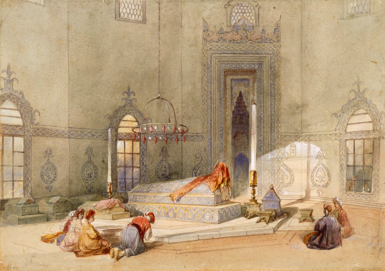 Le Mausolée du Sultan Mohmed, Brusa - Thomas Allom