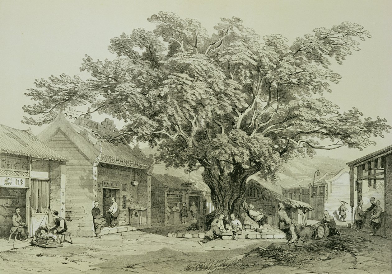 Le Temple, Macao, c.1850 - Thomas Allom