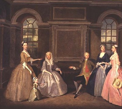 Les familles Broke et Bowes, 1740 - Thomas Bardwell