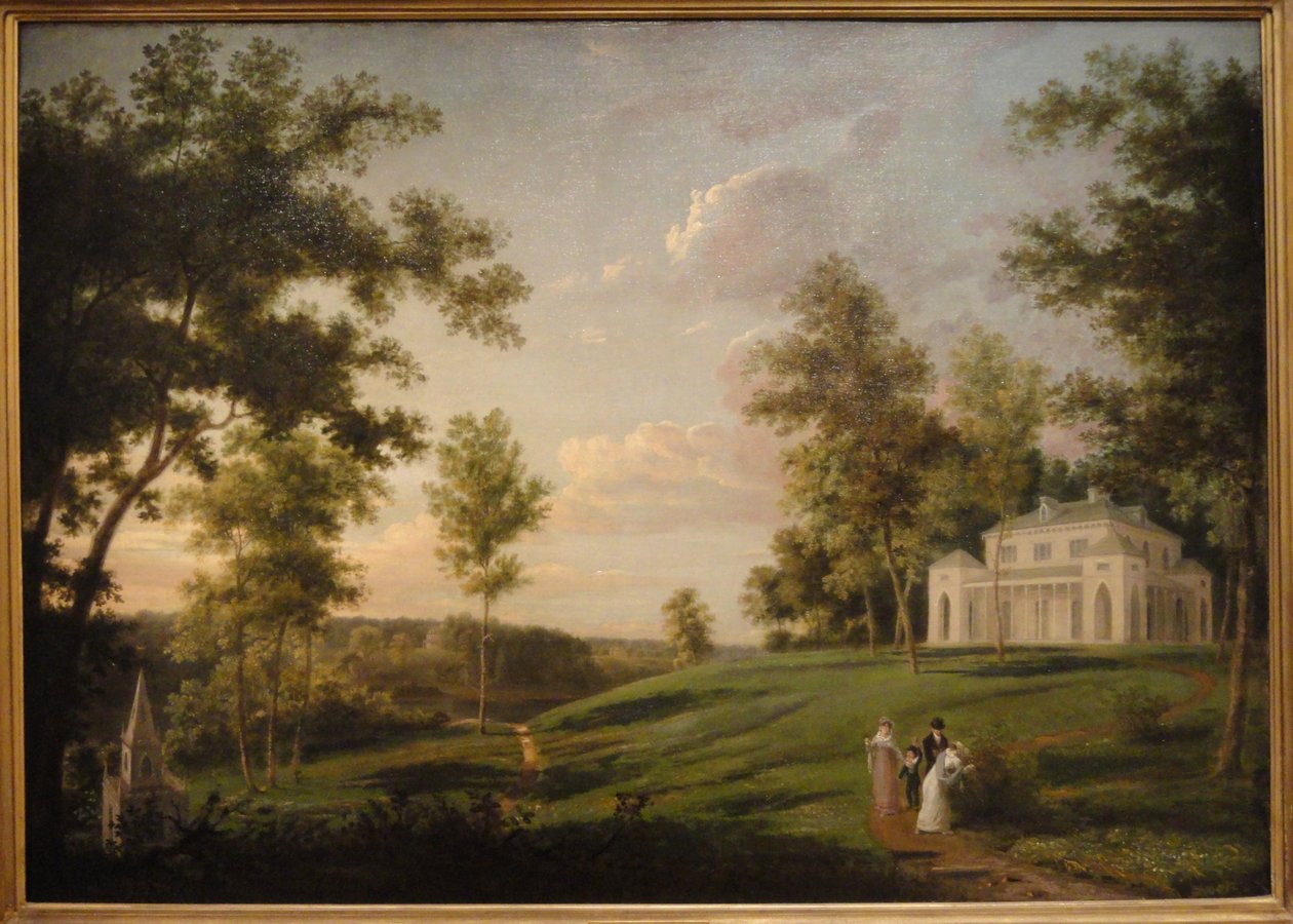 Vue sud-est du parc Sedgeley - Thomas Birch