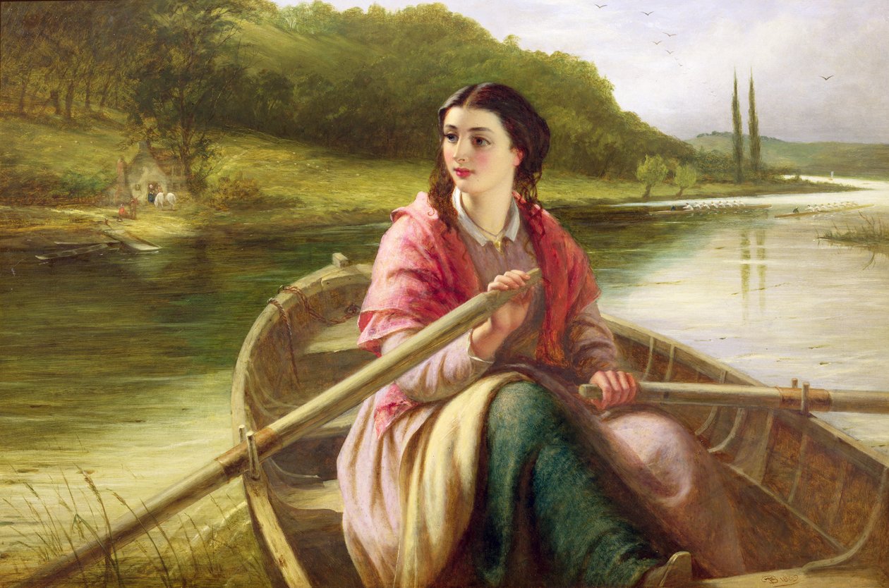 La fille du passeur, 1869 - Thomas Brooks