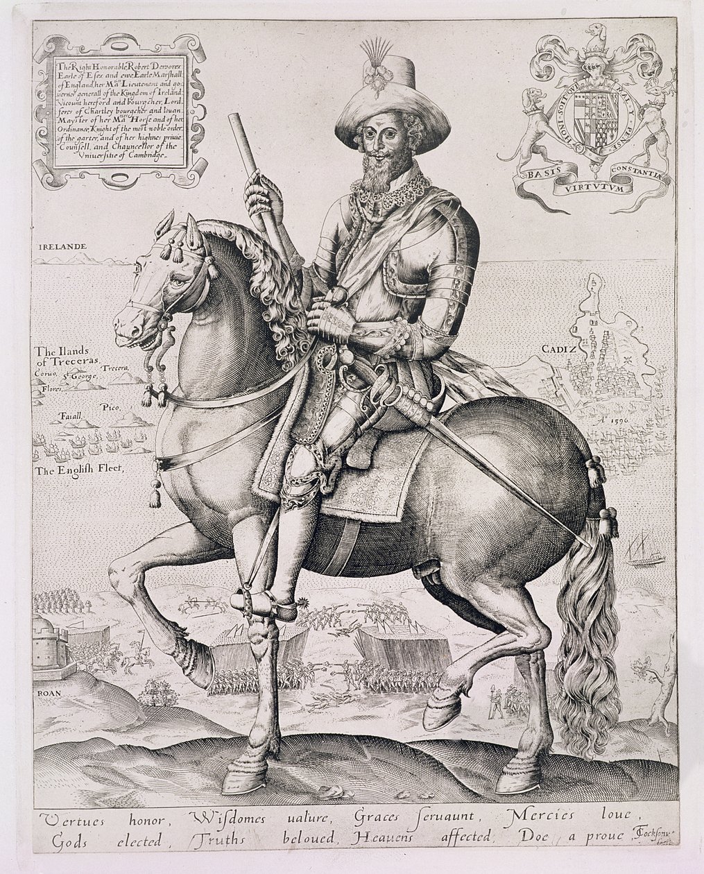 Portrait de Robert Devereux (1566-1601) 2e comte d