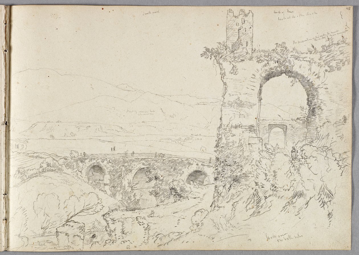 Vue près de Tivoli (Matin) 1832 - Thomas Cole