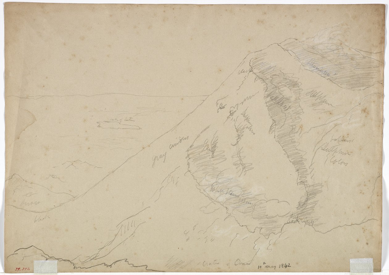 Cratère du mont Etna - Thomas Cole