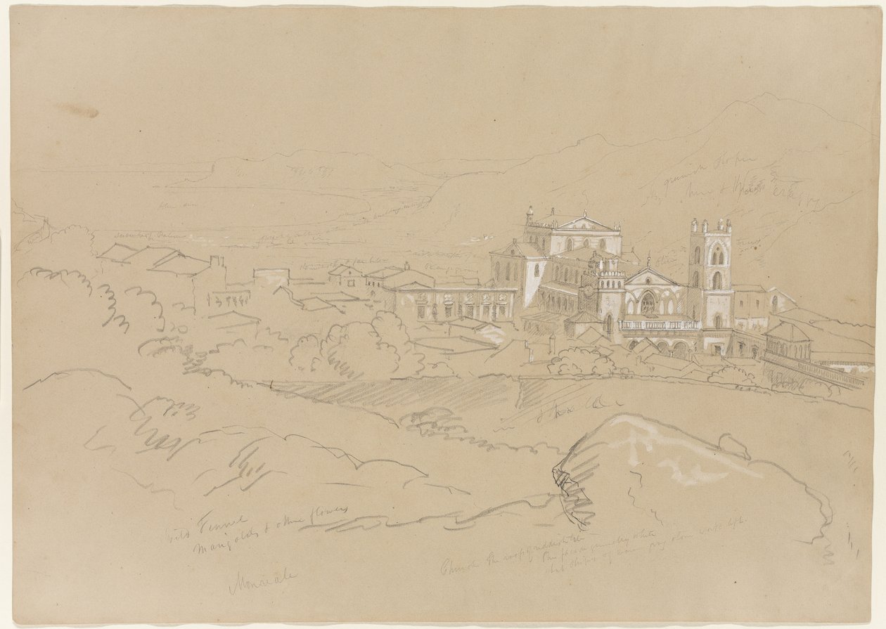 Monreale, Sicile, 1842 - Thomas Cole