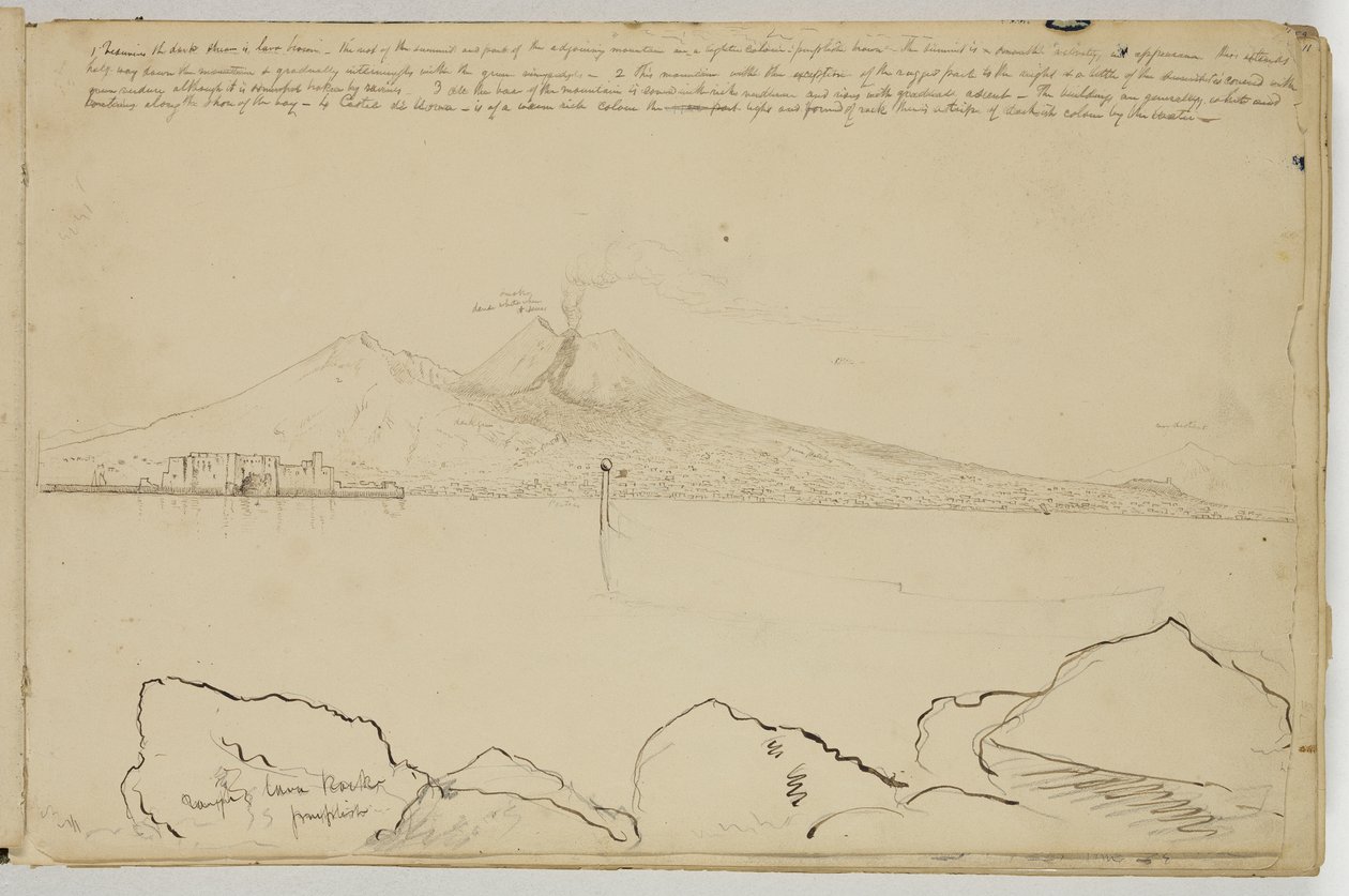 Panorama de la baie de Naples, vers 1832 - Thomas Cole