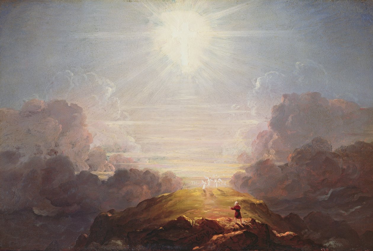 Étude pour la Croix et le Monde - Thomas Cole