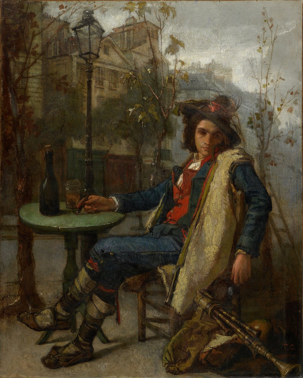 Jeune musicien de rue italien, c.1877 - Thomas Couture