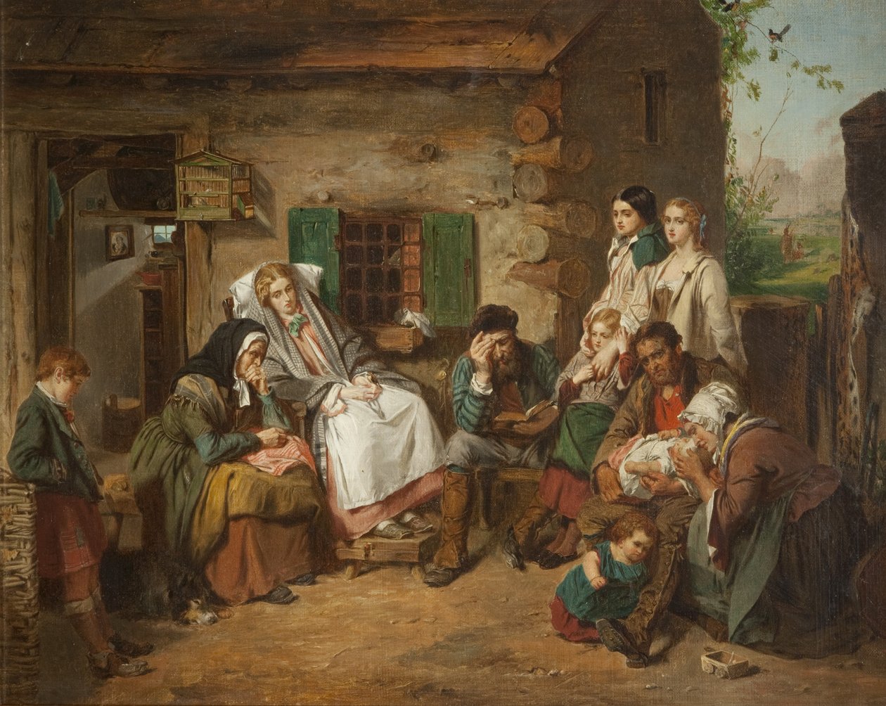 Colons écossais en Amérique du Nord - Thomas Faed