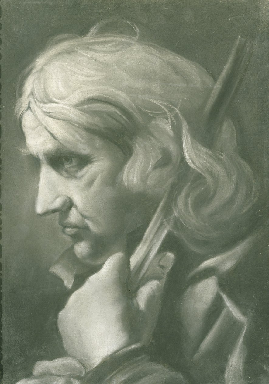 Un homme appuyé sur un bâton, c.1760 - Thomas Frye