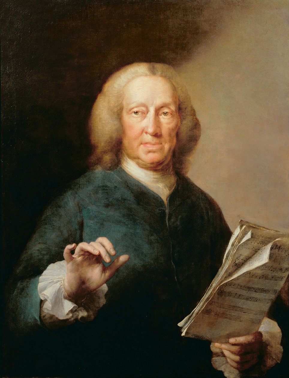 Portrait de Richard Leveridge (1670-1758), chanteur basse - Thomas Frye