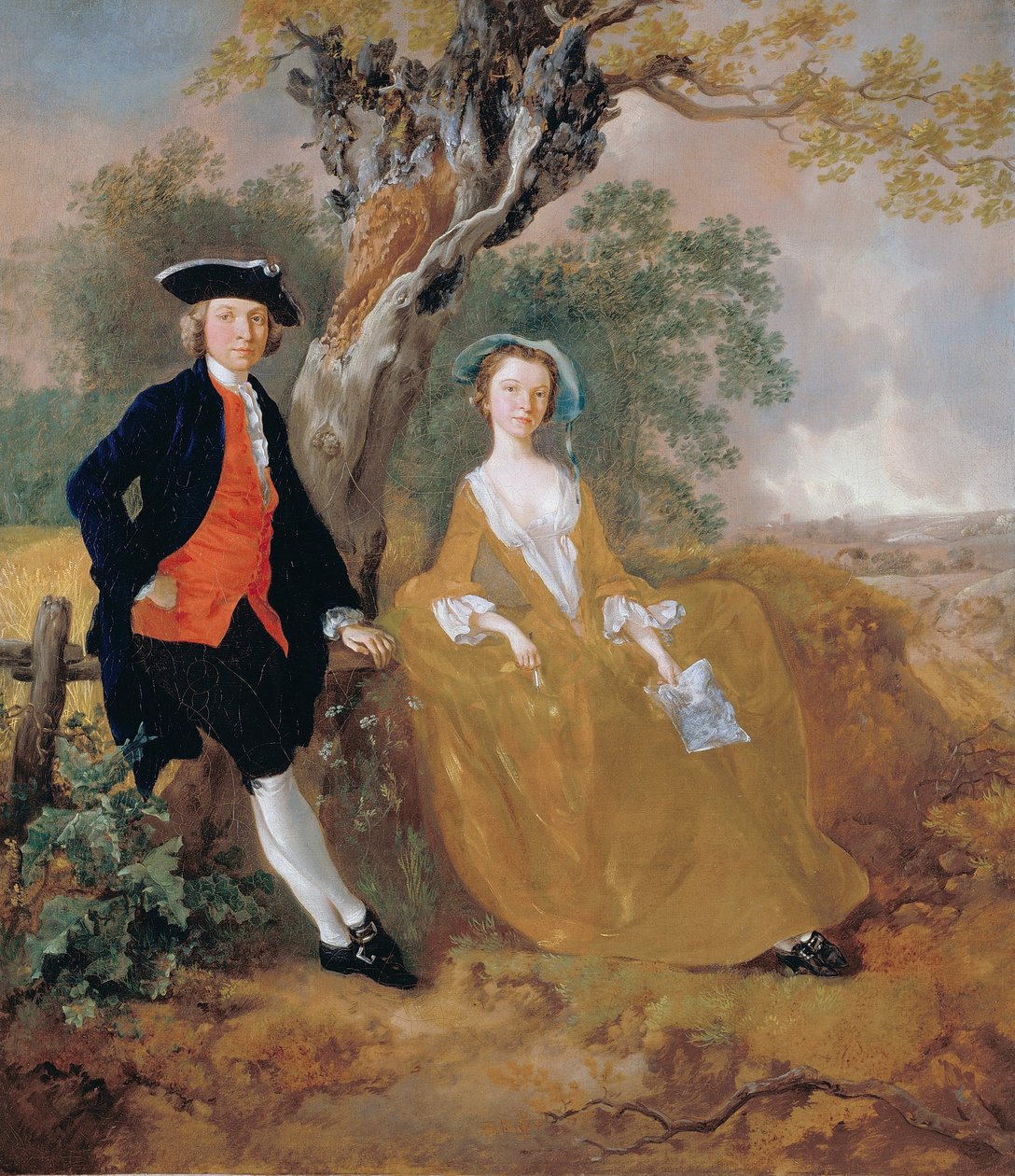 Un couple dans un paysage - Thomas Gainsborough