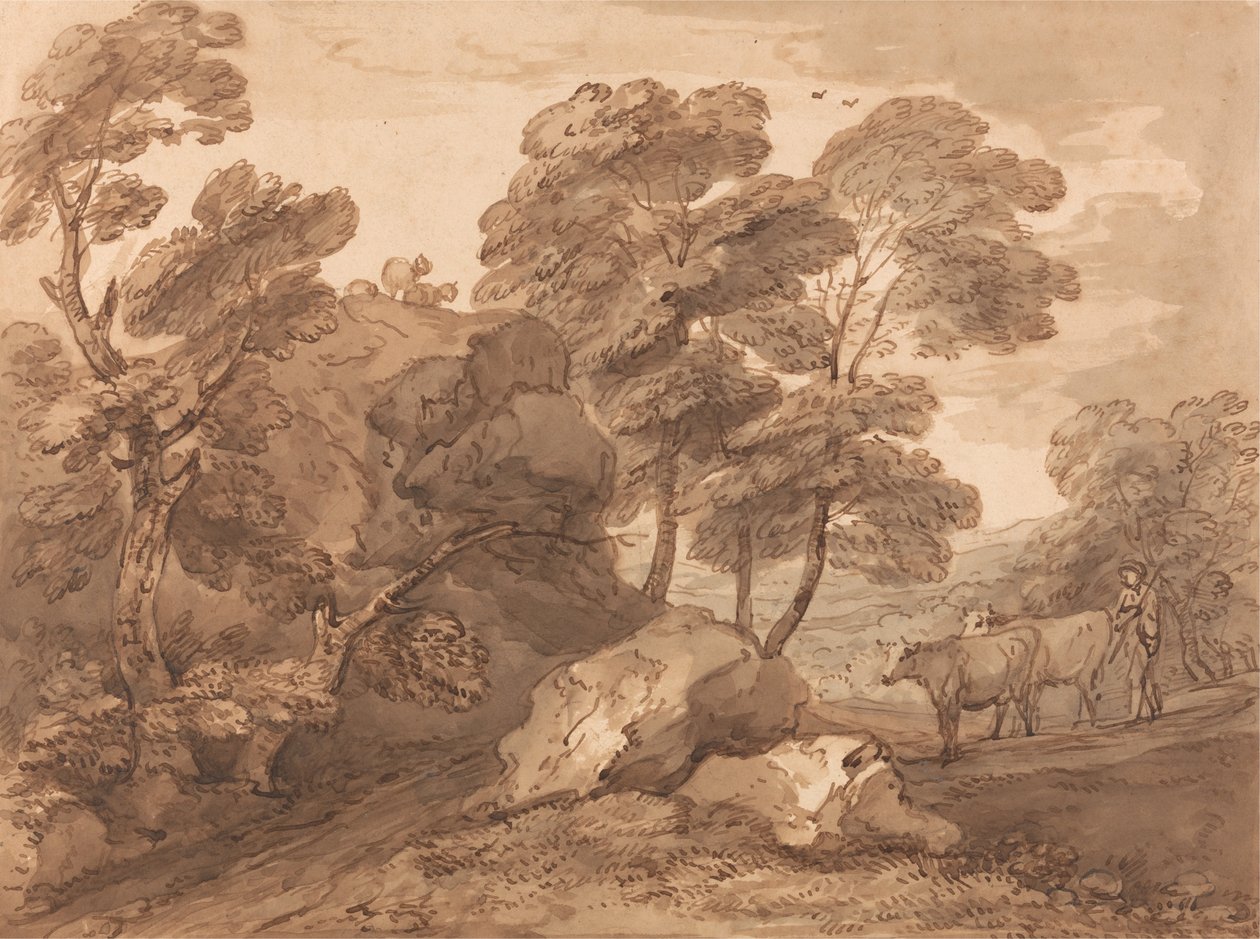 Paysage avec vaches - Thomas Gainsborough