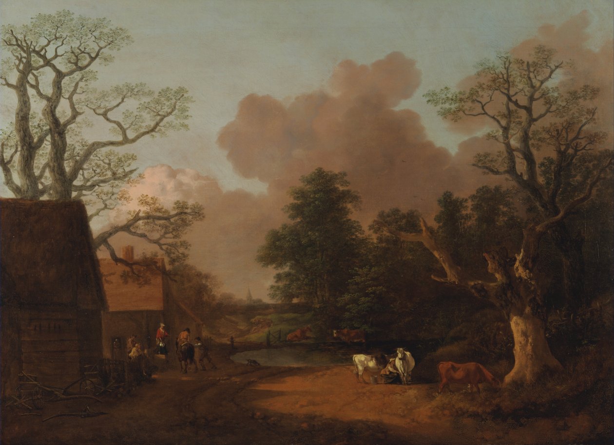 Paysage avec laitière - Thomas Gainsborough
