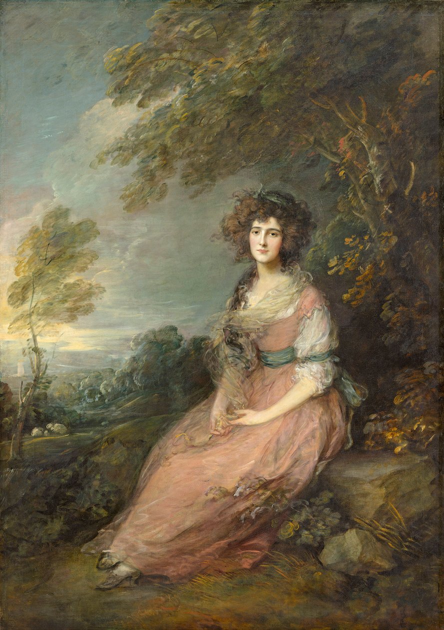 Mme Richard Brinsley Sheridan, 1785-87 - Thomas Gainsborough