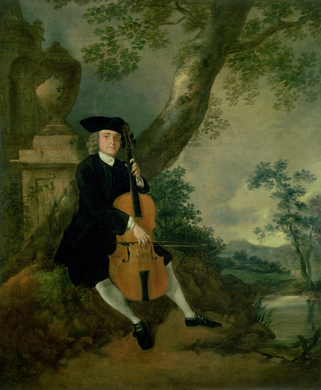 Le Révérend John Chafy jouant du Violoncelle - Thomas Gainsborough