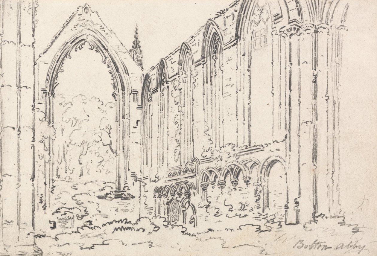 Abbaye de Bolton, Lancashire - Thomas Girtin
