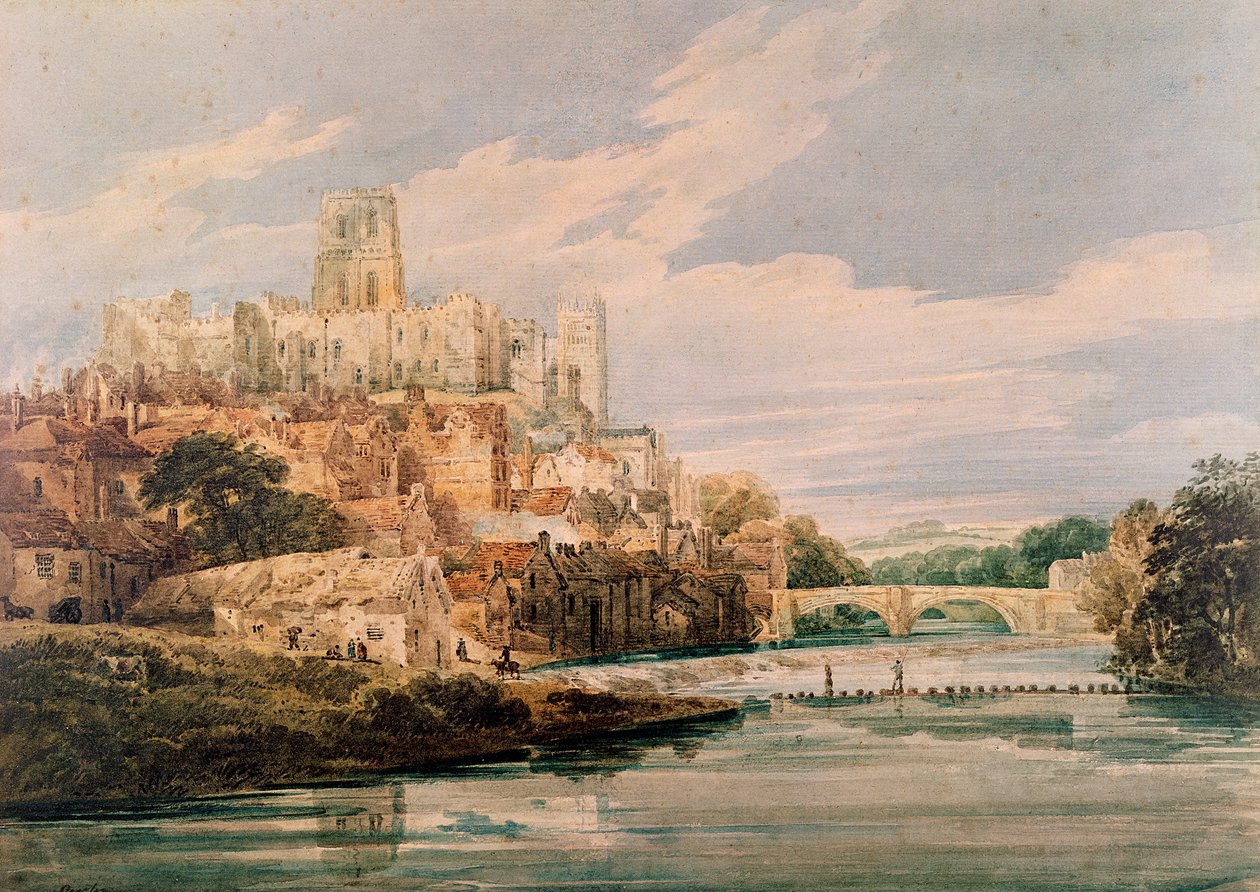 Château et cathédrale de Durham - Thomas Girtin