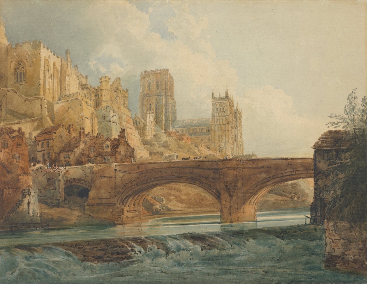 Cathédrale et château de Durham - Thomas Girtin