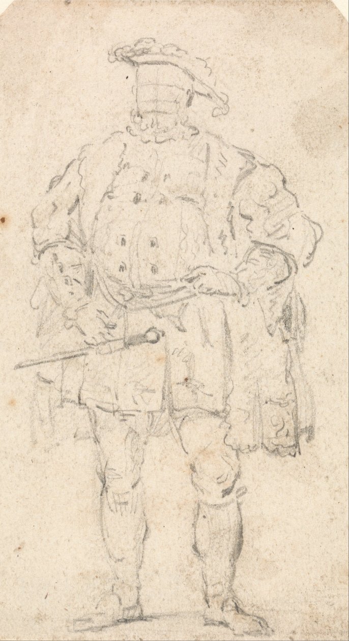 Étude de costume de Henry VIII - Thomas Girtin