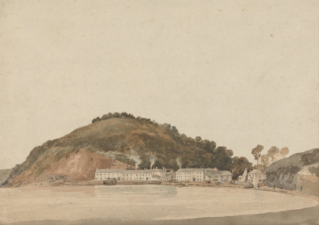 Cap sur la côte du sud du Devon, peut-être Shaldon - Thomas Girtin