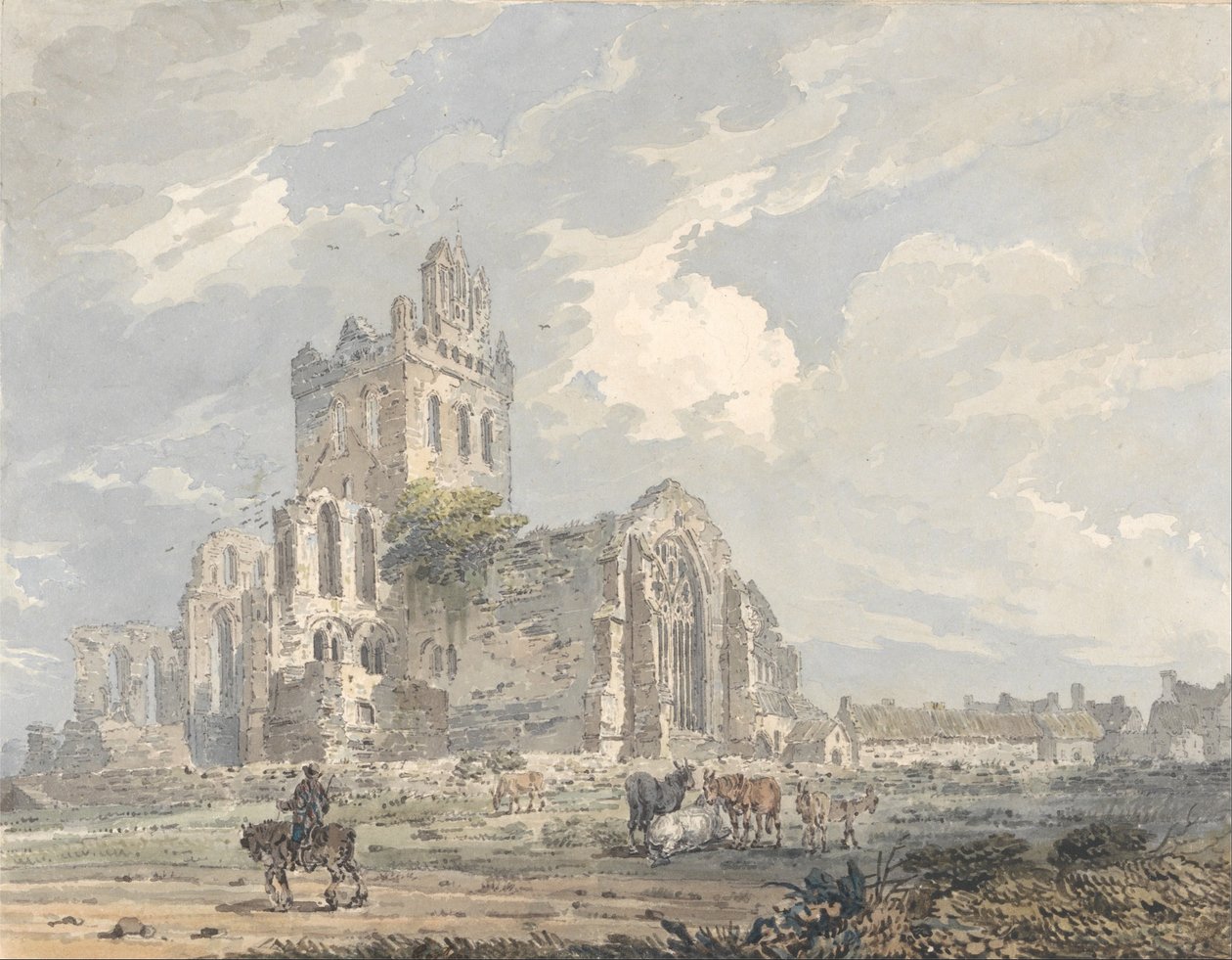 Abbaye de Jedburgh, Roxburghshire - Thomas Girtin