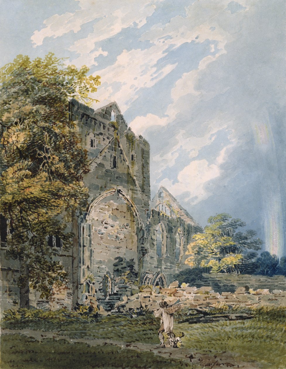 Abbaye de Pluscardine, Elgin, vers 1793 - Thomas Girtin