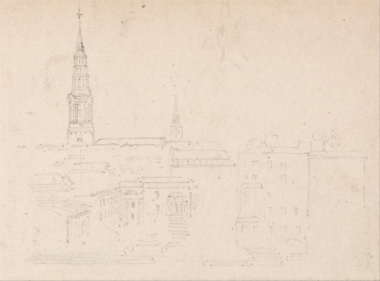 St. Brides, Fleet Street, Londres - Thomas Girtin