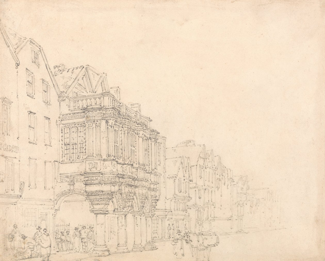 Le Guildhall, Exeter - Thomas Girtin