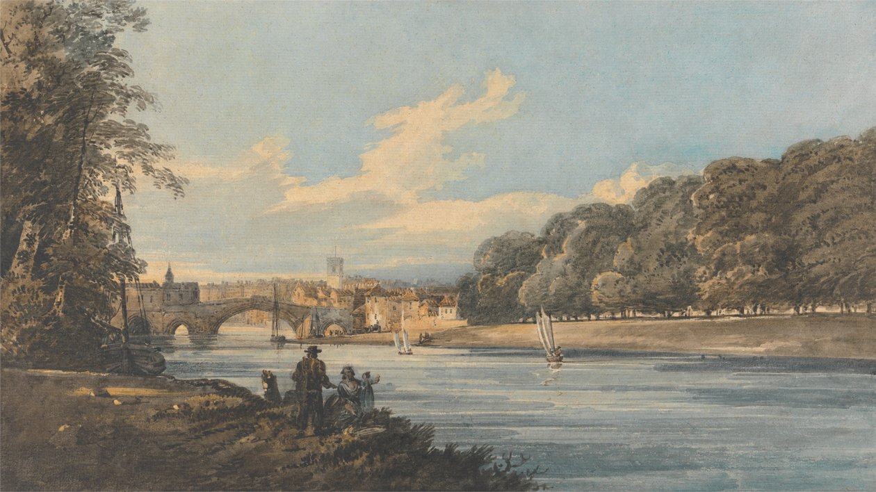 La nouvelle promenade, York - Thomas Girtin