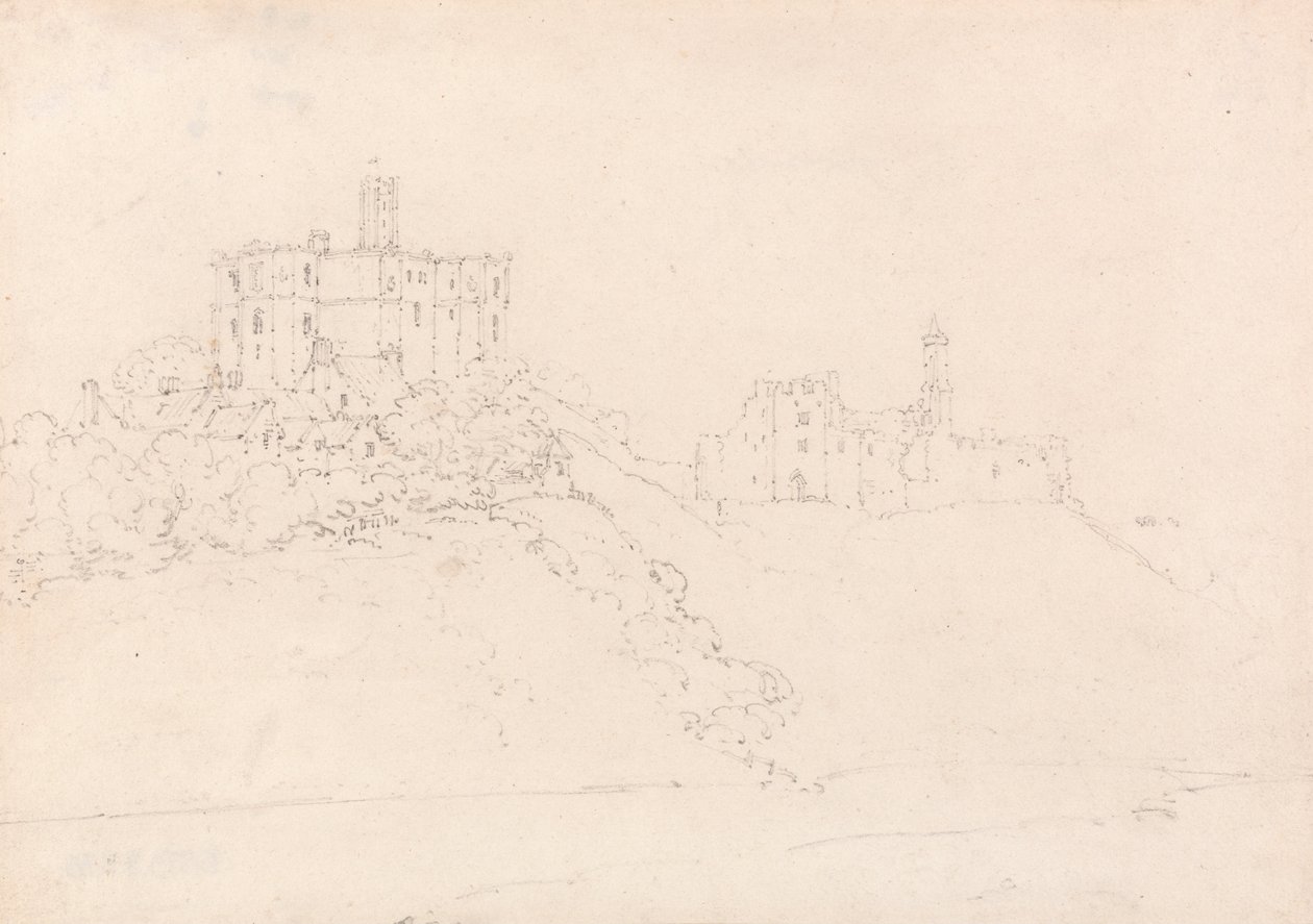 Château de Warkworth, Northumberland - Thomas Girtin