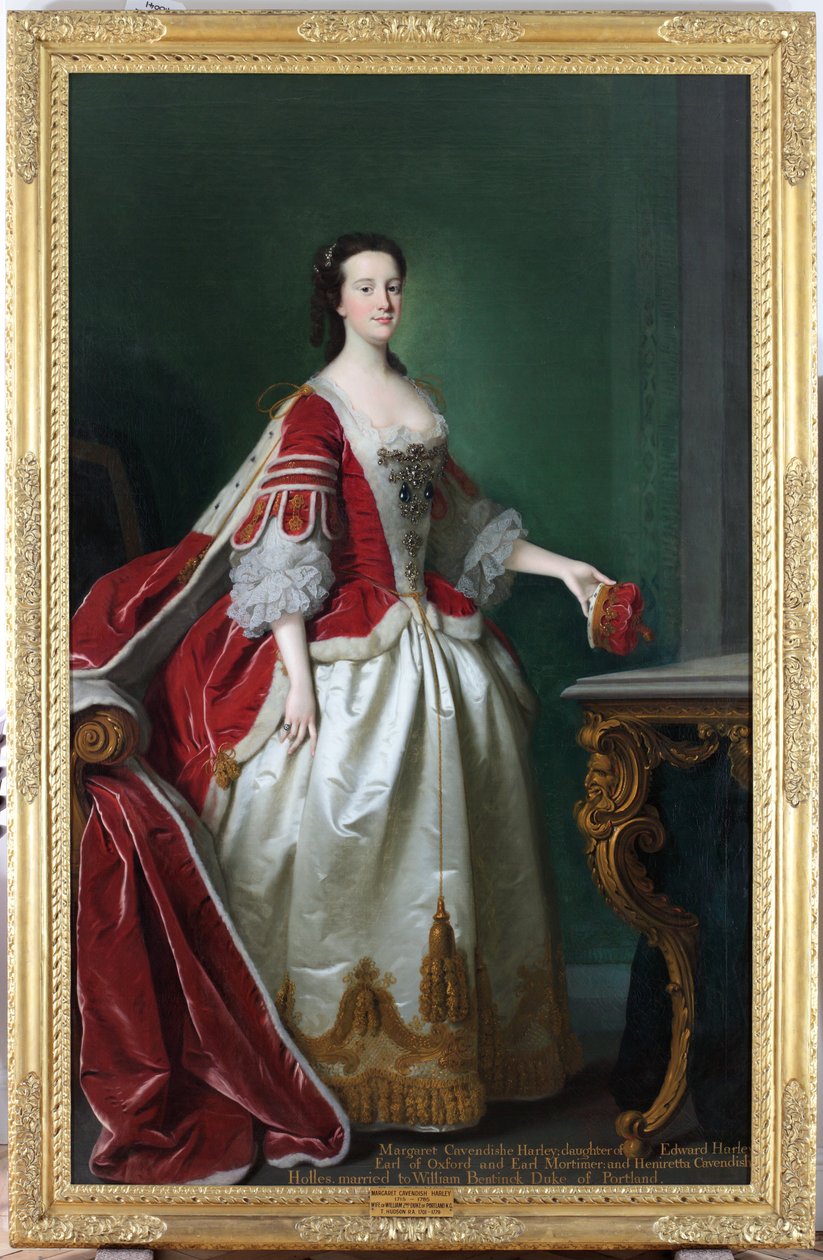 Lady Margaret Cavendish-Holles-Harley, Duchesse de Portland - Thomas Hudson
