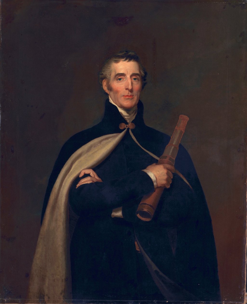 Arthur Wellesley, duc de Wellington, avec une lunette - Thomas Lawrence