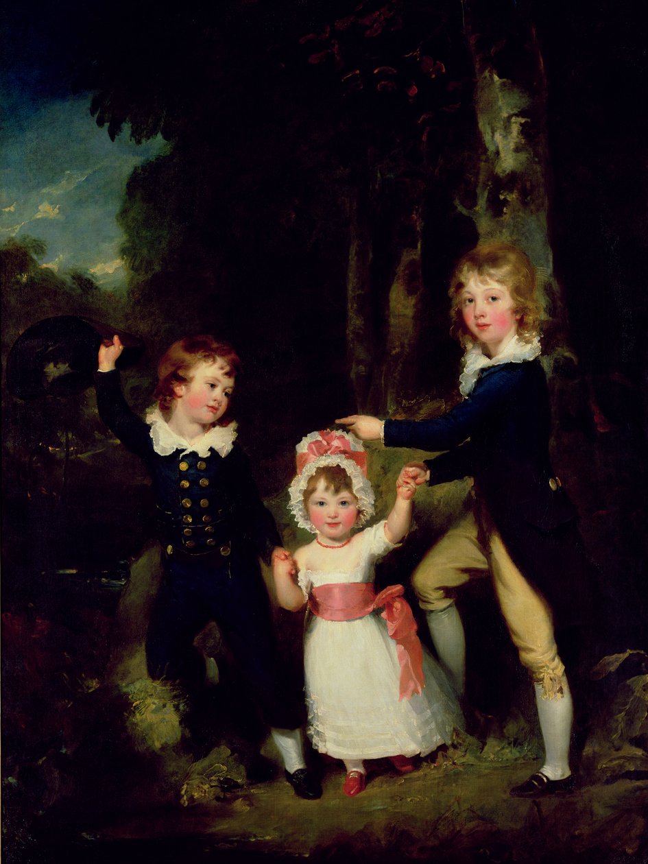 Portrait des enfants de Lord George Cavendish, 1790 - Thomas Lawrence