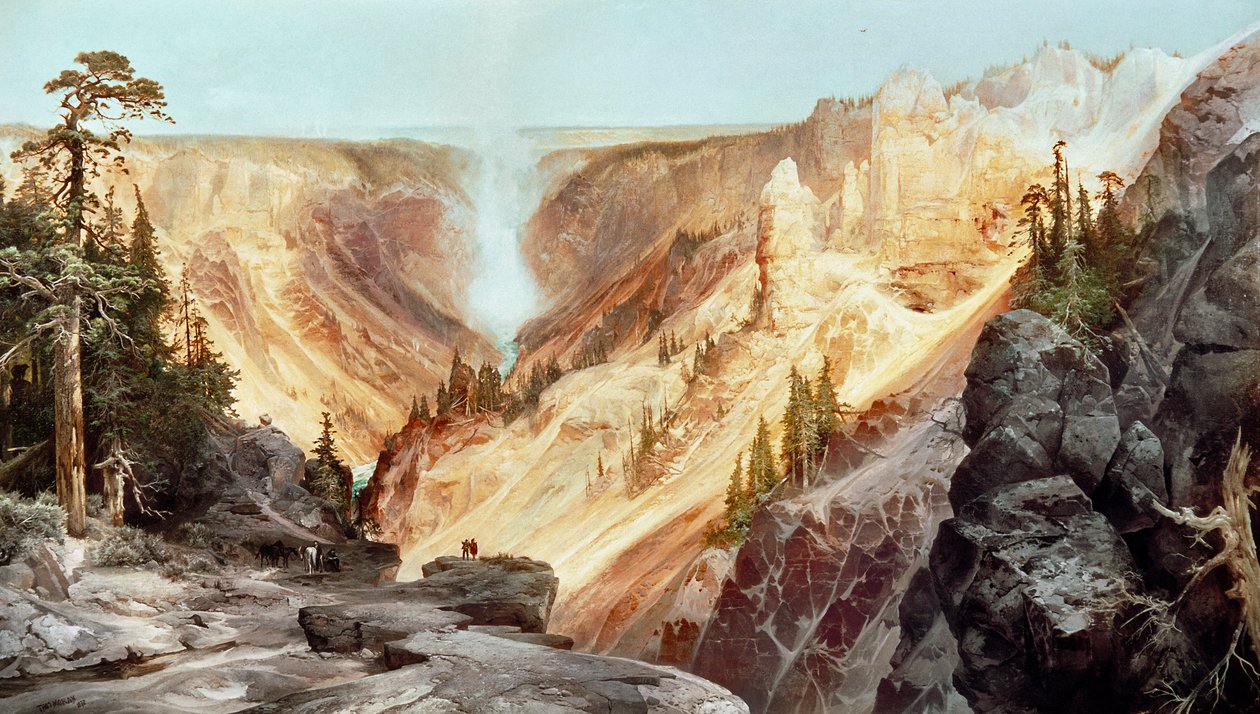 Le Grand Canyon de Yellowstone, 1872 - Thomas Moran