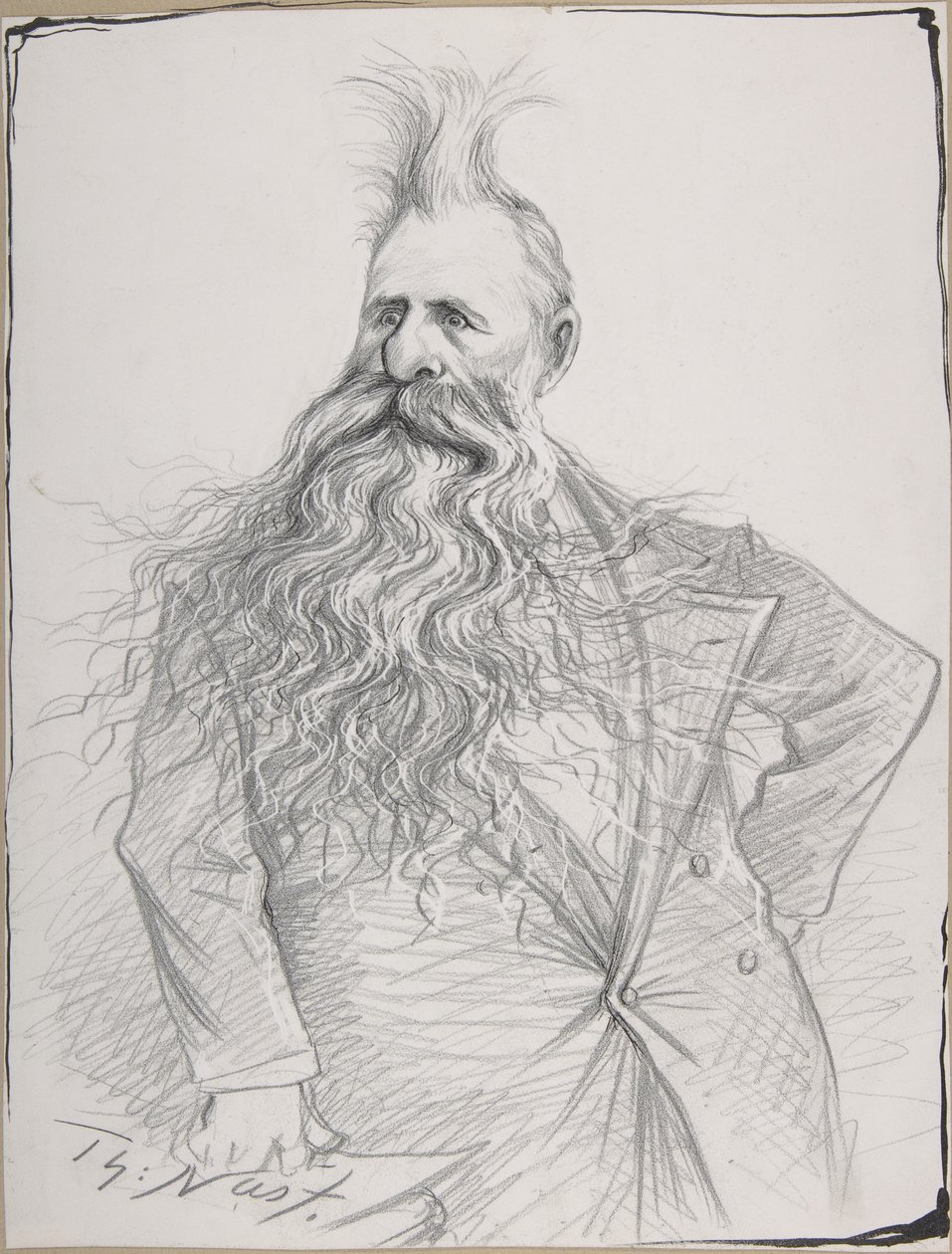 Caricature du sénateur Joseph N. Dolph - Thomas Nast