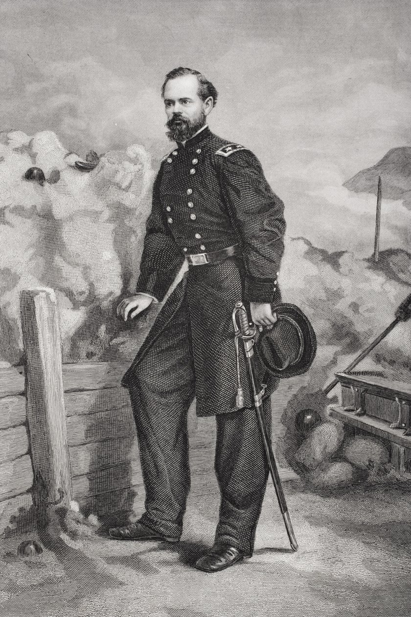 Portrait du général James Birdseye McPherson (1828-64) - Thomas Nast